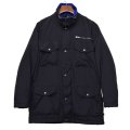 【ビンテージ】【ウールリッチ】【Woolrich】【黒×裏青フリース】【ジャケット】【ブルゾン】サイズＭ 