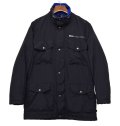 【ビンテージ】【ウールリッチ】【Woolrich】【黒×裏青フリース】【ジャケット】【ブルゾン】サイズＭ 