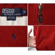 画像2: オールド【ラルフローレン】 【POLO RALPH LAUREN】赤【ハーフジップ】【フリース】スウェット【サイズM】<br> (2)