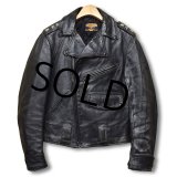 50's【ビンテージ】【ALL STATE】オールステーツ　ホースハイド ２スター ライダース【HOUSEHIDE】【Wライダースジャケット】【サイズ38】 