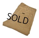 【ビンテージ】【USA製】【Lee】【リー】【コーデュロイパンツ】【ブーツカット】【ライトブラウン】【W36】 