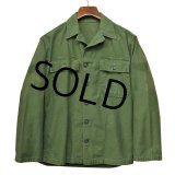 ビンテージ【60's】【米軍実物】ビンテージ【U.S.ARMY】【OG107】【平ボタン】【ユーティリティシャツ】 
