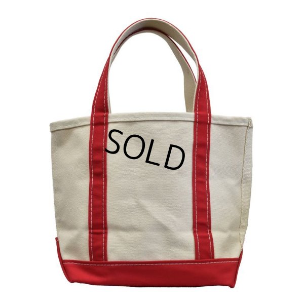 画像4: 程度良好!!【ビンテージ】【USA製】【L.L.bean】【L.L.ビーン】【キャンバス】【トートバッグ】【白×赤】