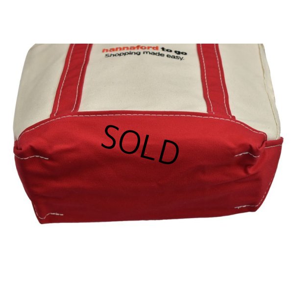 画像6: 程度良好!!【ビンテージ】【USA製】【L.L.bean】【L.L.ビーン】【キャンバス】【トートバッグ】【白×赤】