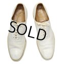 60's【ビンテージ】【ボストニアン】【BOSTONIAN】【ホワイトバックス】【ヌバックレザー】【レザーシューズ】【9AAA】【27cm程度】 
