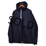 ~80's【U.S.NAVY】ビンテージ【民間品】【サルベージパーカー】【紺】【ワッペン付】【サイズＬ】 