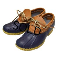 【USA製】【L.L.bean】【ネイビー】ラバーモカシン【ビーンブーツ】【サイズ６Ｍ】【２３〜２４cm程度】 