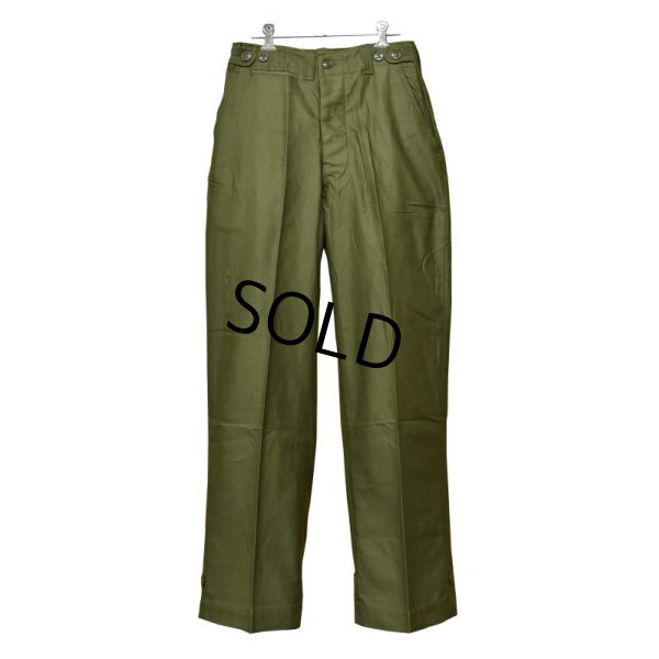 画像4: 【デッドストック】40's【米軍実物】【ビンテージ】【U.S.ARMY】ODカラー【フィールドトラウザーズ】フィールドパンツ【28x30】