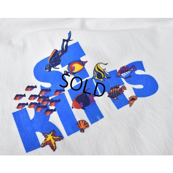 画像5: 【ビンテージ】【ST KITTS】白【スキューバダイビング】コットン【フルジップパーカー】【サイズＸＸＬ】 