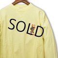 【デッドストック】ビンテージ【Cotter】【Swiss Alp team】【ライトイエロー】【スイス】【前Ｖスウェット】【サイズL】 