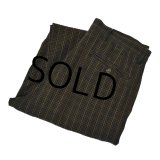 【ビンテージ】【エディーバウアー】【茶ｘ黒】【チェック柄】【２タックパンツ】【コットンパンツ】【W33】 