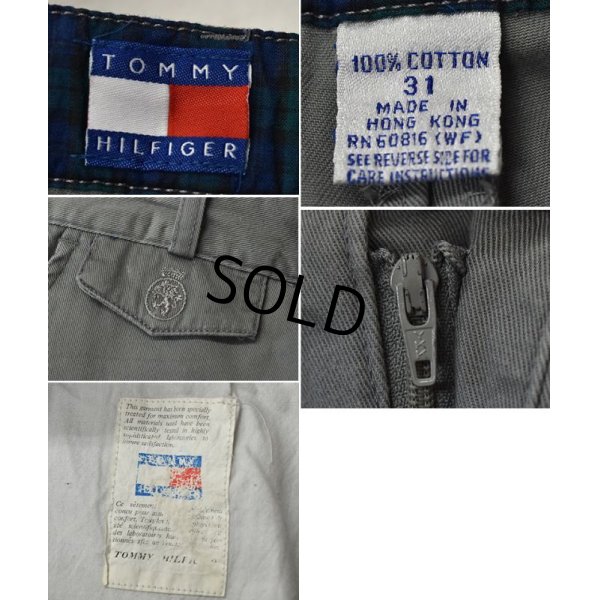 画像2: 【トミーヒルフィガー】【TOMMY HILFIGER】【グレー】【コットンパンツ】【W31】 