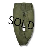 40's【米軍実物】【ビンテージ】【U.S.NAVY】【HBT】【N-3】【トラウザー】フィールドパンツ【W36】 