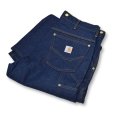 画像1: 90's〜【デッドストック】【USA製】【ビンテージ】【カーハート】carhartt【デニムペインターパンツ】【34X30】<br> (1)