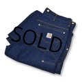 90's〜【デッドストック】【USA製】【ビンテージ】【カーハート】carhartt【デニムペインターパンツ】【34X30】 