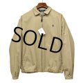 【デッドストック】【ラルフローレン】【POLO RALPH LAUREN】【ベージュ】【ブルゾン】スウィングトップ【サイズＭ】 