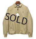 【デッドストック】【ラルフローレン】【POLO RALPH LAUREN】【ベージュ】【ブルゾン】スウィングトップ【サイズＭ】 
