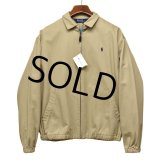 【デッドストック】【ラルフローレン】【POLO RALPH LAUREN】【ベージュ】【ブルゾン】スウィングトップ【サイズＭ】 