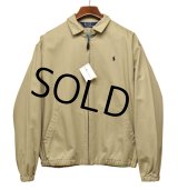 【デッドストック】【ラルフローレン】【POLO RALPH LAUREN】【ベージュ】【ブルゾン】スウィングトップ【サイズＭ】 