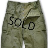 【デッドストック】40's【ビンテージ】【米軍実物】U.S.ARMY【M43】【HBTパンツ】【13スターボタン】【36×33】  