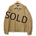 【ポロゴルフ】POLO GOLF【ラルフローレン】【RALPH LAUREN】【ライトブラウン】【チェック柄】【コットンブルゾン】【サイズL】 