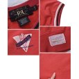 画像2: USA製【ビンテージ】90s~【RRL】ダブルアールエル【ラルフローレン】【RALPH LAUREN】【赤×黒白リブ】【半袖スウェット】【サイズL】<br> (2)