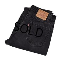 メキシコ製【ビンテージ】【LEVI'S】【リーバイス５０５】505【黒】【デニムパンツ】ブラックデニム【34×34】 