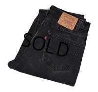 メキシコ製【ビンテージ】【LEVI'S】【リーバイス５０５】505【黒】【デニムパンツ】ブラックデニム【34×34】 