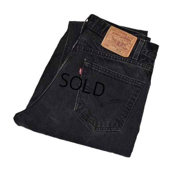 画像1: メキシコ製【ビンテージ】【LEVI'S】【リーバイス５０５】505【黒】【デニムパンツ】ブラックデニム【34×34】 