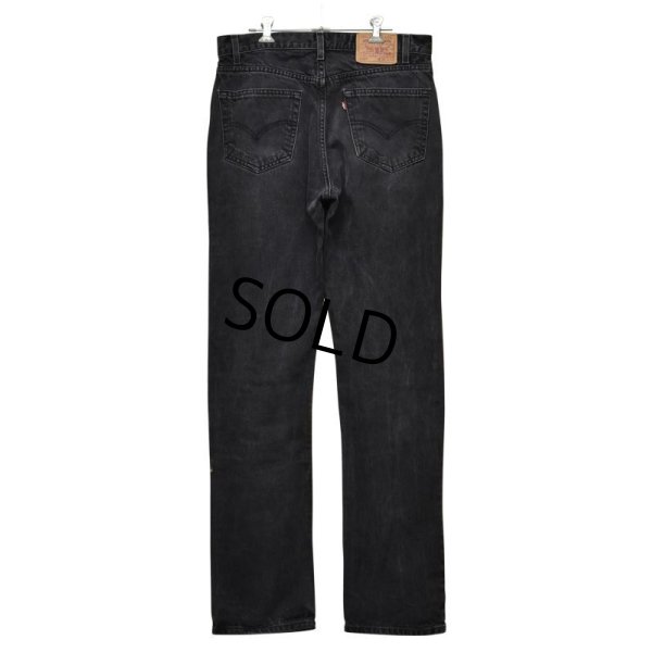 画像4: メキシコ製【ビンテージ】【LEVI'S】【リーバイス５０５】505【黒】【デニムパンツ】ブラックデニム【34×34】 