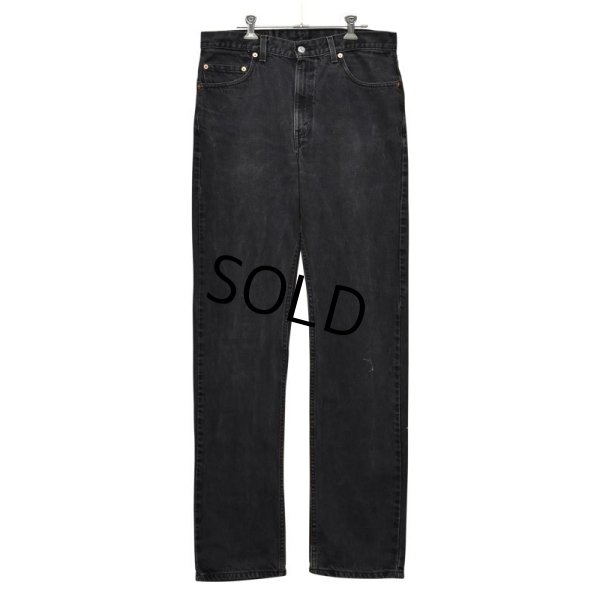 画像2: メキシコ製【ビンテージ】【LEVI'S】【リーバイス５０５】505【黒】【デニムパンツ】ブラックデニム【34×34】 