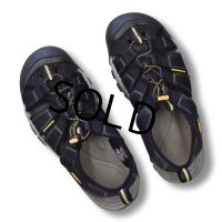 【KEEN】【キーン】【ブラック】ウォータープルーフ【サンダル】【サイズ9.5】【27.5cm程度】 