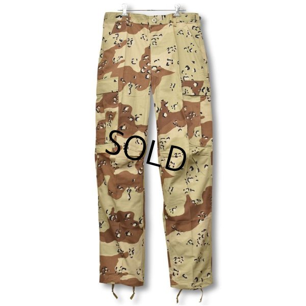 画像4: 【デッドストック】【ラングラー製造】90's【米軍実物】【ビンテージ】【デザートカモ】【チョコチップ】【BDUパンツ】【コンバットパンツ】【S-R】