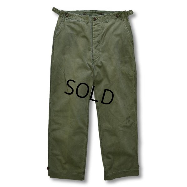 画像6: 40's【ビンテージ】【米軍実物】U.S.ARMY【HBTパンツ】【フィールドパンツ】【M43】【W37程度】