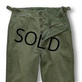 40's【ビンテージ】【米軍実物】U.S.ARMY【HBTパンツ】【フィールドパンツ】【M43】【W37程度】  