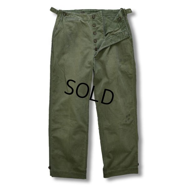 画像4: 40's【ビンテージ】【米軍実物】U.S.ARMY【HBTパンツ】【フィールドパンツ】【M43】【W37程度】