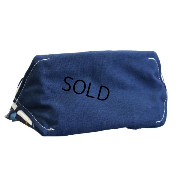 画像5: ＬＬビーン  【L.L.bean】【紺×白×水色】【アーガイル柄】【トートバッグ】【ミニトート】 