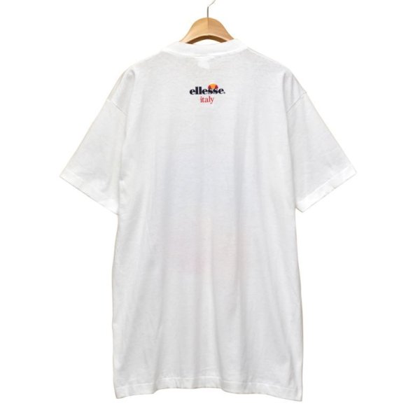 画像4: 【ほぼ未使用!!】90's【USA製】【ビンテージ】【ellesse】エレッセ【白】【Tシャツ】【サイズL】 