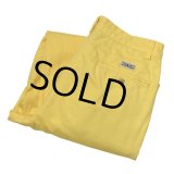 【ラルフローレン】Ralph Lauren【イエロー】2タック【コットンパンツ】【30×32】 