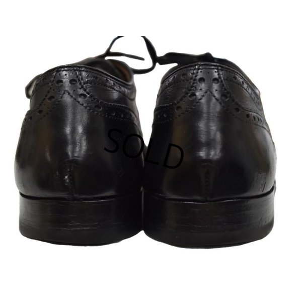 画像6: 【オールデン】ALDEN 【メダリオンキャップトゥ】黒 【レザーシューズ】【9 1/2 B/D】【27.5cm程度】