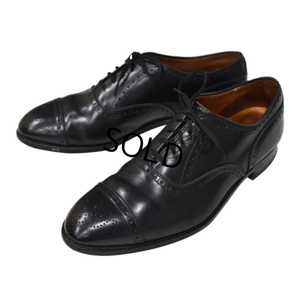 画像5: 【オールデン】ALDEN 【メダリオンキャップトゥ】黒 【レザーシューズ】【9 1/2 B/D】【27.5cm程度】