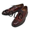 【程度良好!!】【USA製】ビンテージ【SCOTTS】コードバン【ウィングチップ】レザーシューズ【9  D/B】【27cm程度】 