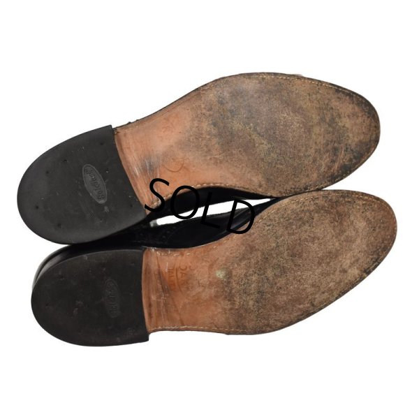 画像3: 【オールデン】ALDEN 【メダリオンキャップトゥ】黒 【レザーシューズ】【9 1/2 B/D】【27.5cm程度】