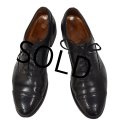 【オールデン】ALDEN 【メダリオンキャップトゥ】黒 【レザーシューズ】【9 1/2 B/D】【27.5cm程度】 