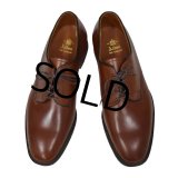 【デッドストック】【USA製】ビンテージ【ALDEN】【オールデン】ブラウン【プレーントゥ】【9 1/2 B/D】【27.5cm程度】 