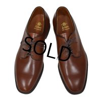 【デッドストック】【USA製】ビンテージ【ALDEN】【オールデン】ブラウン【プレーントゥ】【9 1/2 B/D】【27.5cm程度】 