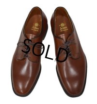 【デッドストック】【USA製】ビンテージ【ALDEN】【オールデン】ブラウン【プレーントゥ】【9 1/2 B/D】【27.5cm程度】 