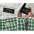 画像2: 【ラルフローレン】POLO RALPH LAUREN【緑ギンガムチェック】【ショートパンツ】 【短パン】【コットンショーツ】【W34】<br> (2)