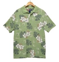 【CHAPS】チャップス【ラルフローレン】POLO RALPH LAUREN 【黄緑】【花柄】【クラシックフィット】【ポロシャツ】【サイズL】  