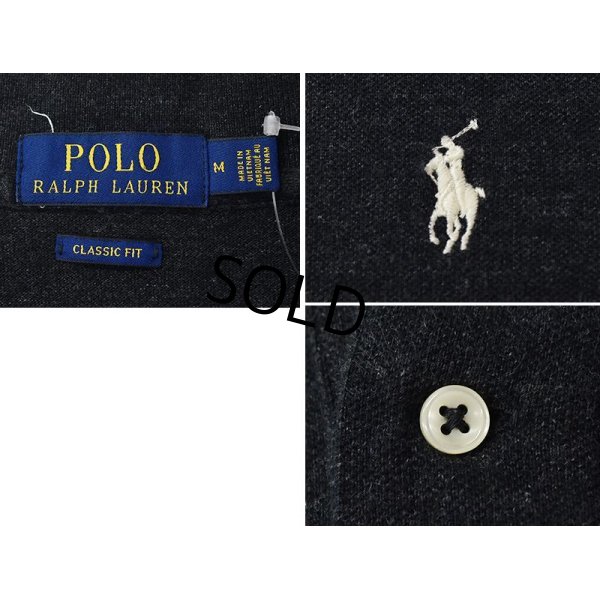 画像2: 【ラルフローレン】 【POLO ralph lauren】【チャコールグレー】【クラシックフィット】【ポロシャツ】 【サイズＭ】  